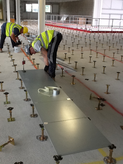 Access Floor Concrete Sealer Installation